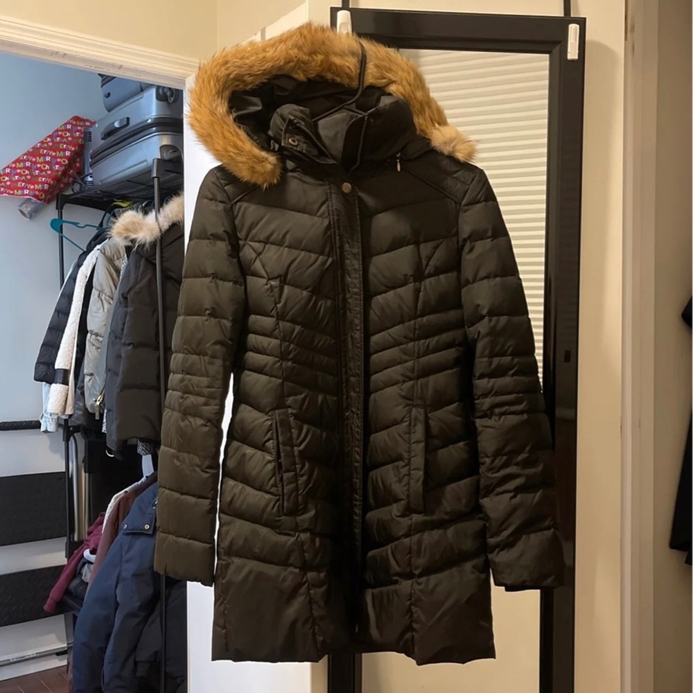 Marc Jacobs XS Black Mid-Length Puffer